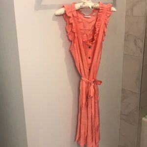 Peach Spring Dress